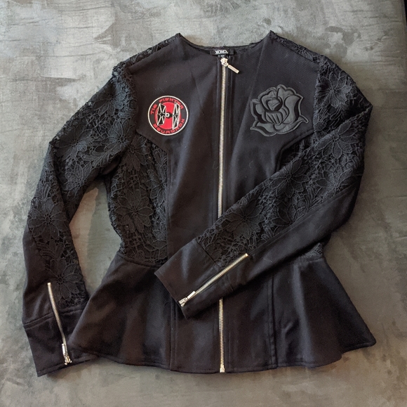 XOXO Jackets & Blazers - XOXO Flared Lace Star Wars Jacket